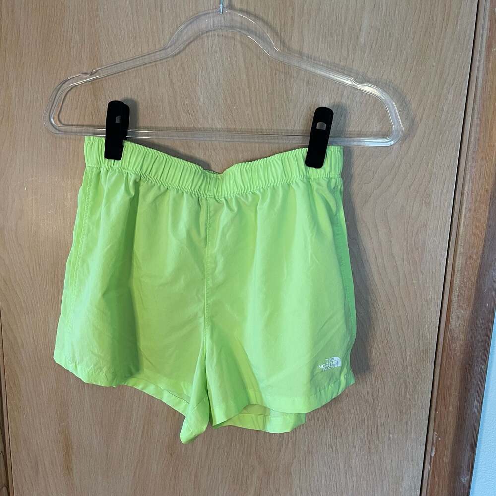The North Face Women's Neon Green Class V Pull-On Shorts